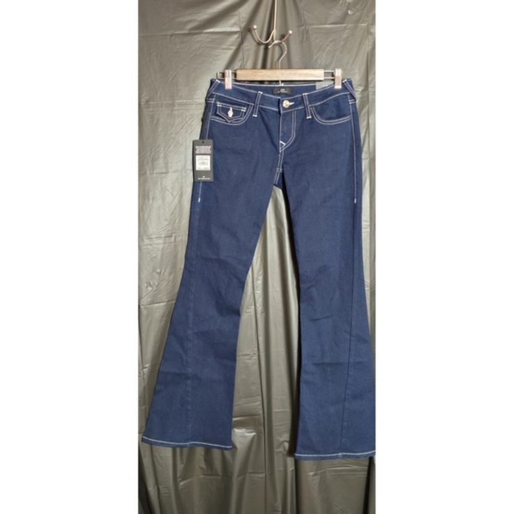 True Religion Joey Low Rise Flare Size 30x31 In Color Body Rinse, NWT, MSRP 159
